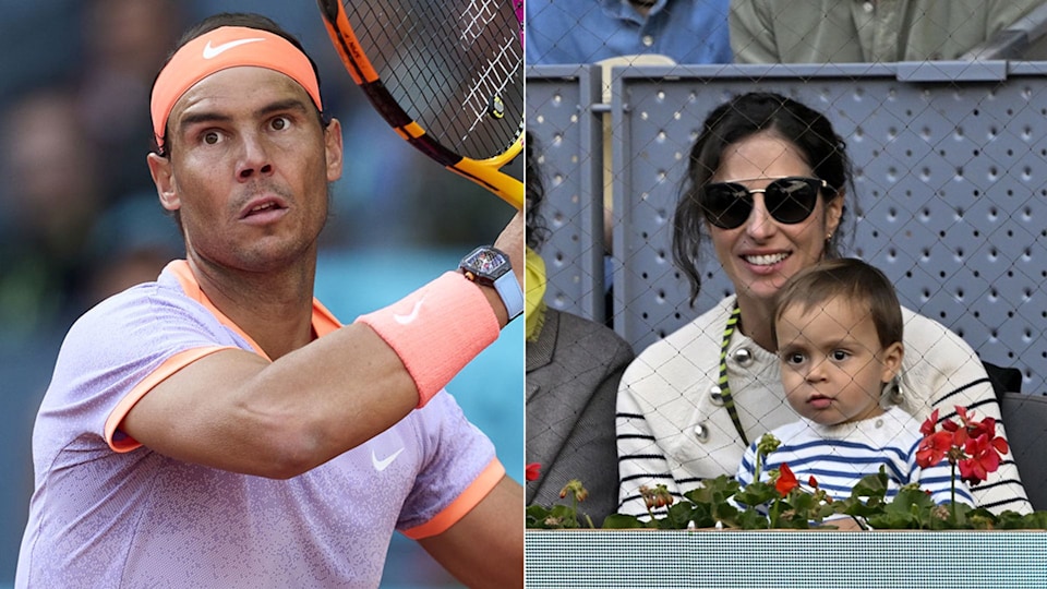 Rafael Nadal's mini-me son Rafael Jr supports dad at Madrid Open alongside  mum Maria Francisca Perello | HELLO!