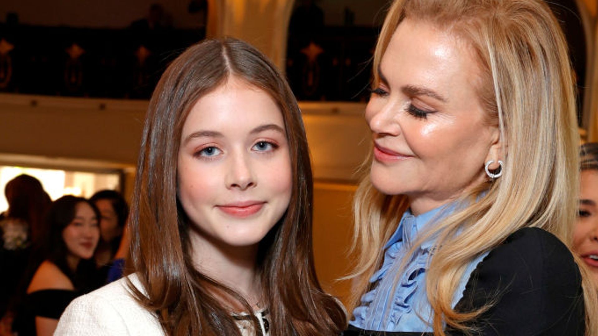 Faith was her mother's twin at the Beverly Hills event