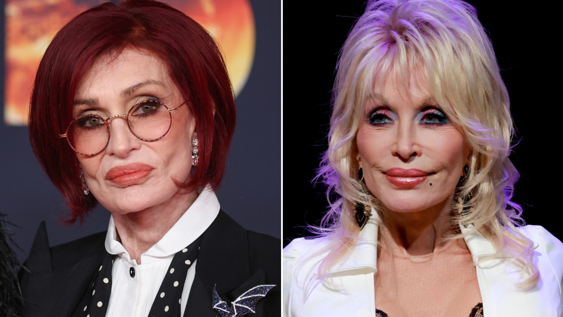 Dolly Parton's heartbreaking message for fellow widow Sharon Osbourne at BRITs: 'Wind beneath his wings'