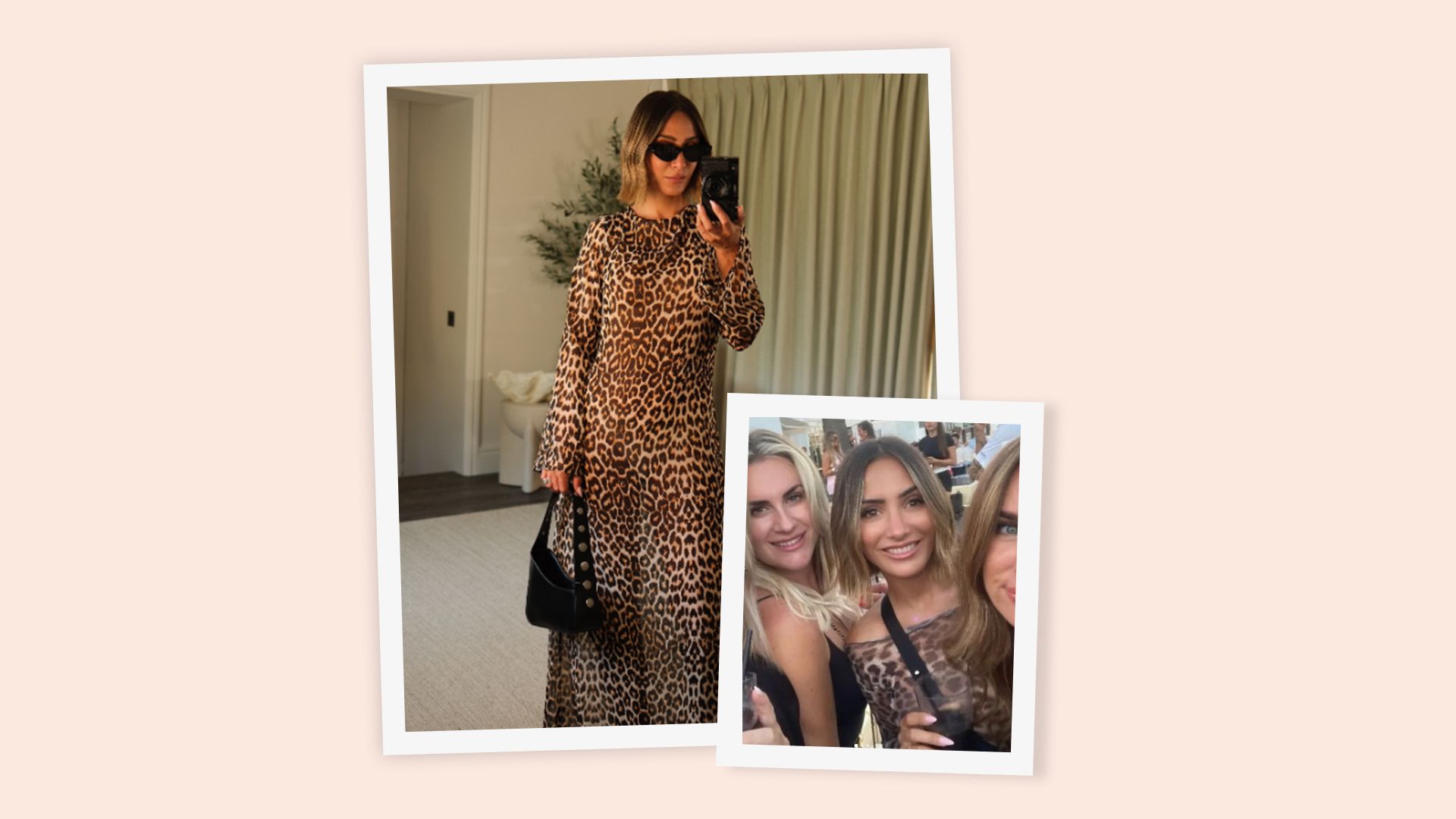 Frankie Bridge wore my dream leopard print dress in Ibiza - and it's just dropped back in stock