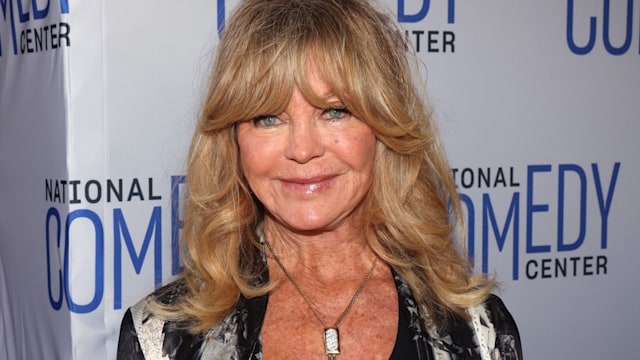 Goldie Hawn smiling at a red carpet event