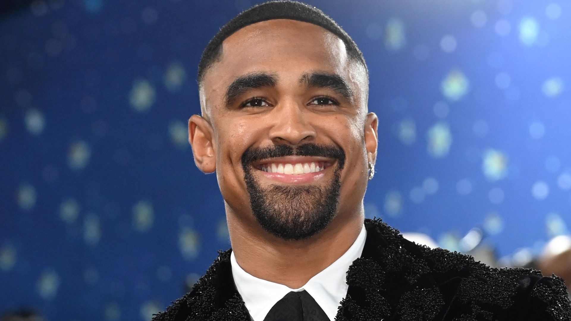 photo of jalen hurts in black suit at met gala 2025