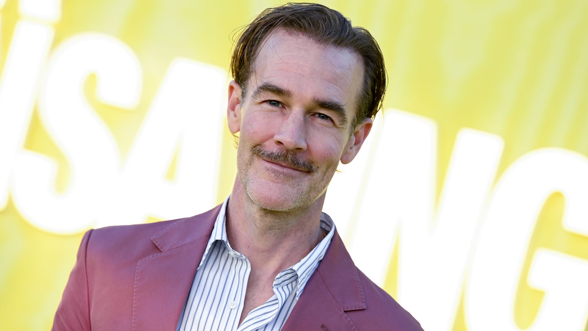 James Van Der Beek moustache