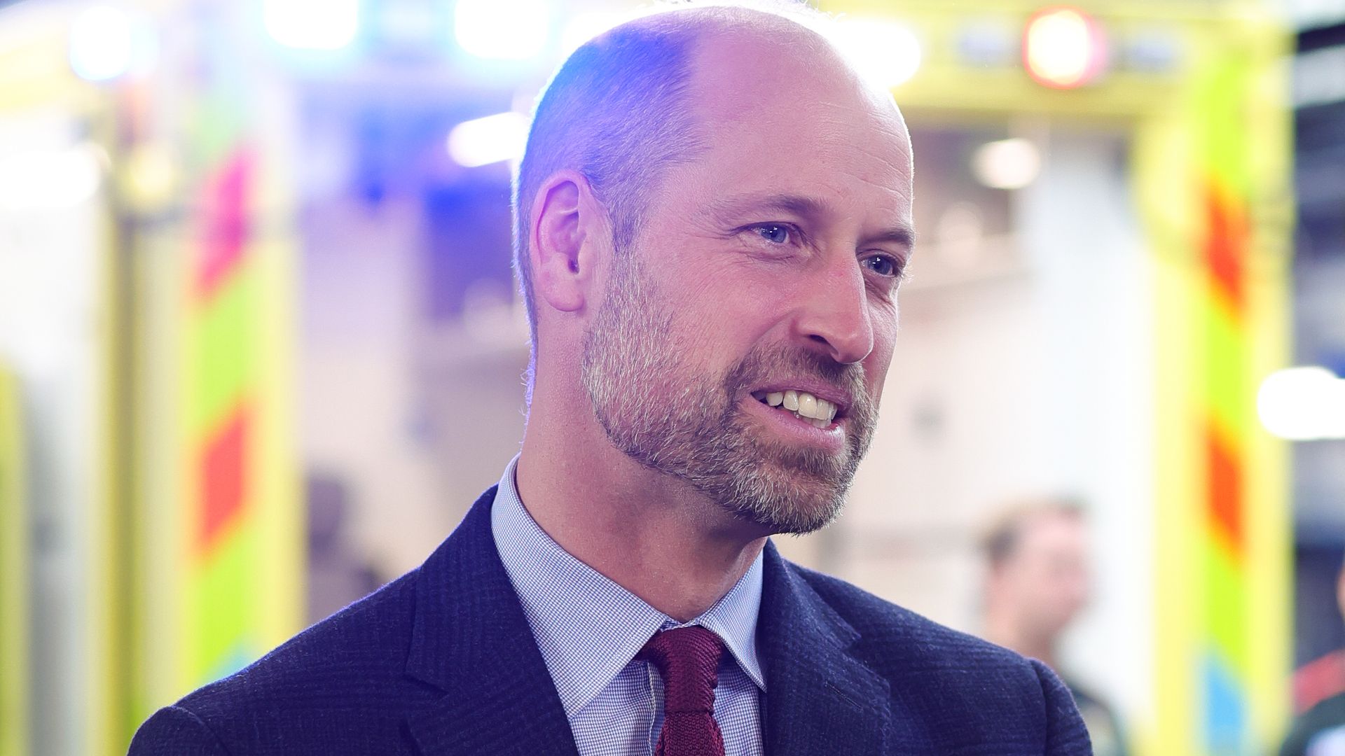 The Prince of Wales during a visit to the London Ambulance