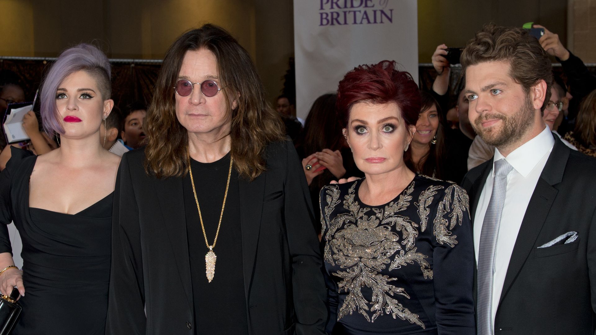ozzy osbourne family red carpet