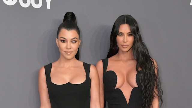 kourtney kardashian kim kardashian black dresses