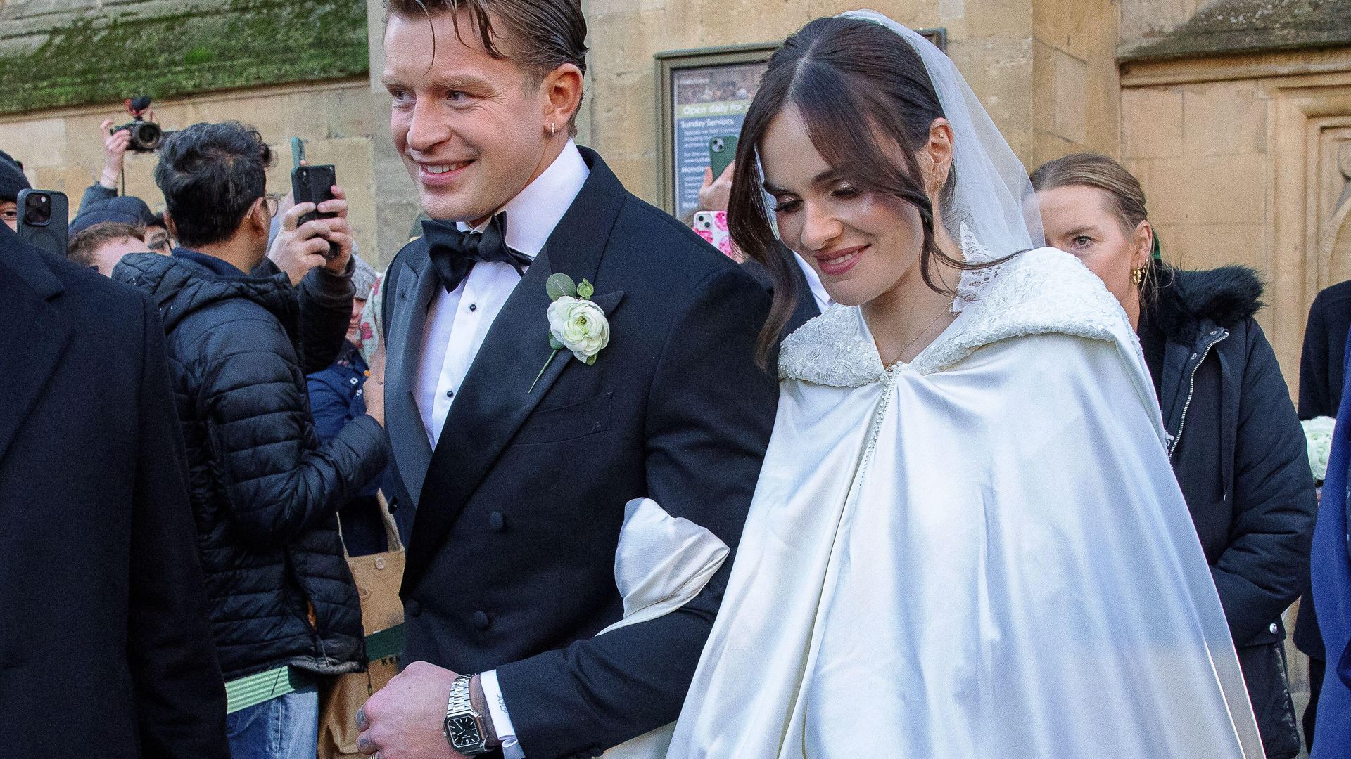 Adam Peaty's £100k wedding accessory steals the show