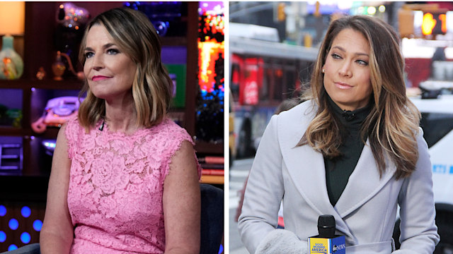 Ginger Zee Savannah Guthrie spots