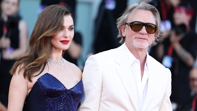 Daniel Craig and Rachel Weisz on the red carpet 