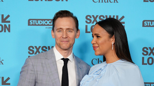 Tom Hiddleston and Zawe Ashton attending The Life Of Chuck world premiere during the SXSW London screen