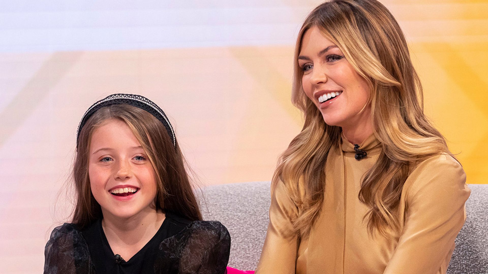 abbey clancey on lorraine with daughter sophia