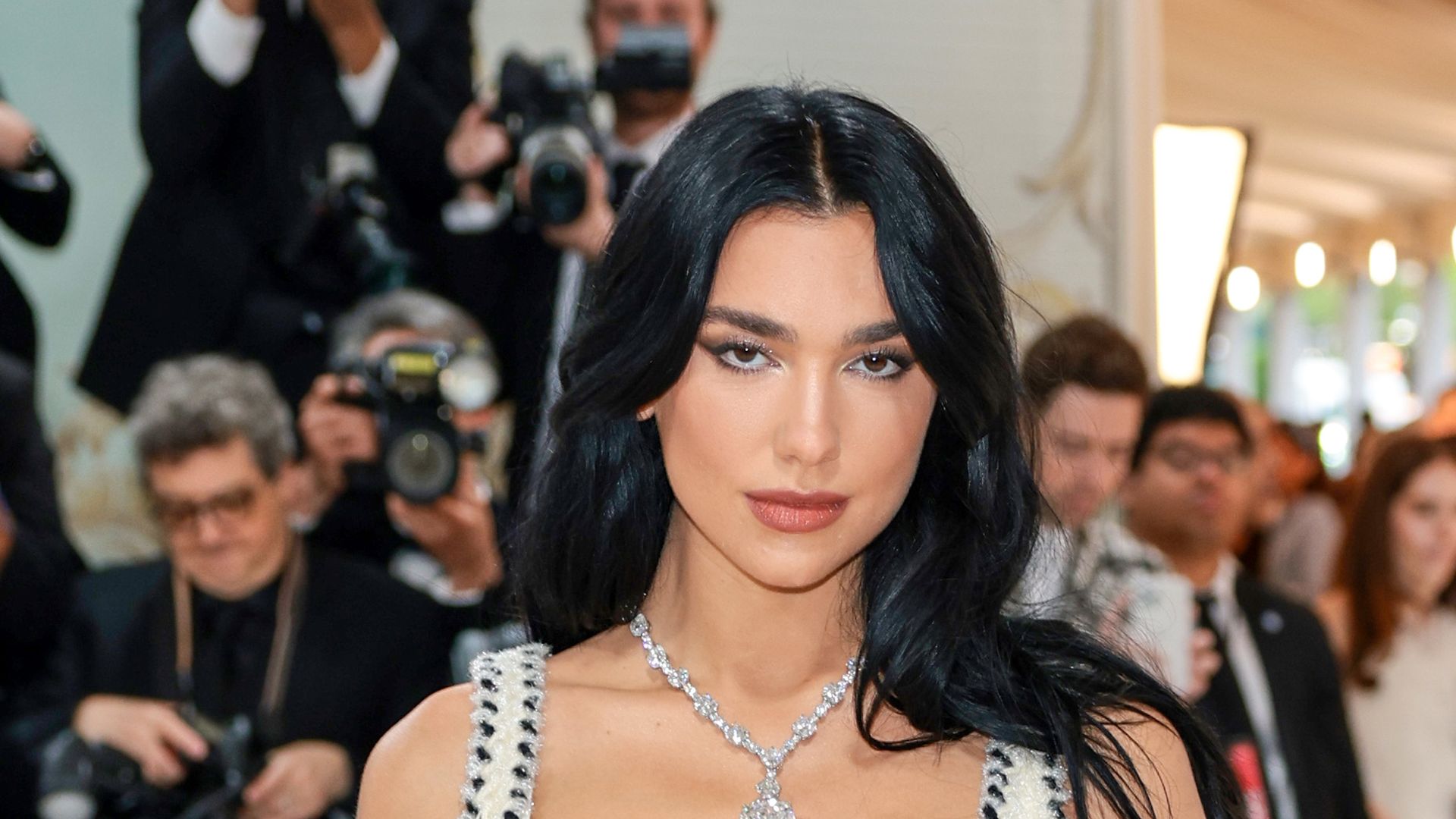 Dua Lipa attends The 2023 Met Gala Celebrating "Karl Lagerfeld: A Line Of Beauty" at The Metropolitan Museum of Art on May 01, 2023 in New York City.