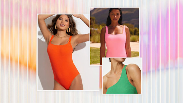 best ribbed swimsuits