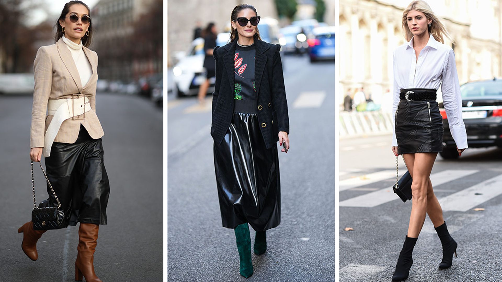 How to style a leather skirt: 7 looks to add to your wardrobe repertoire |  HELLO!
