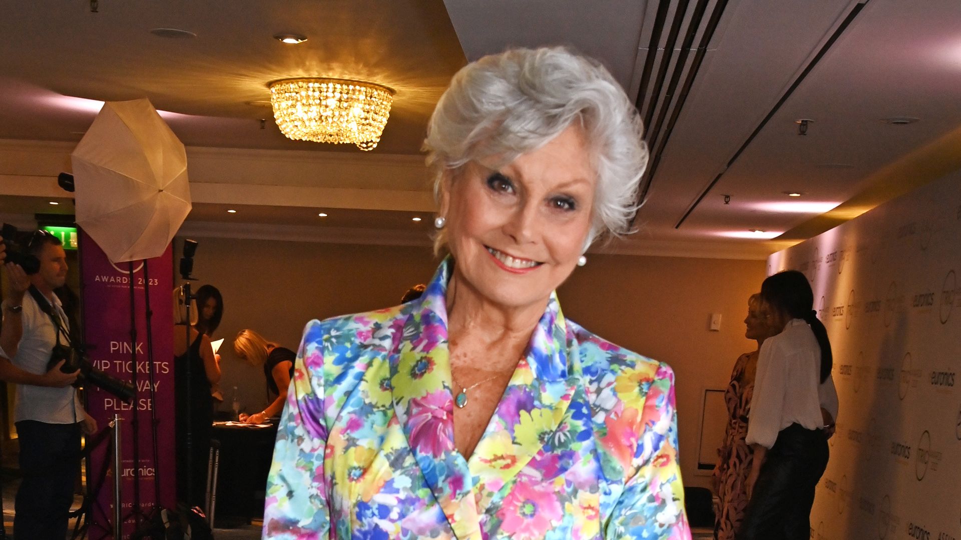 Angela Rippon at the The TRIC Awards 2023