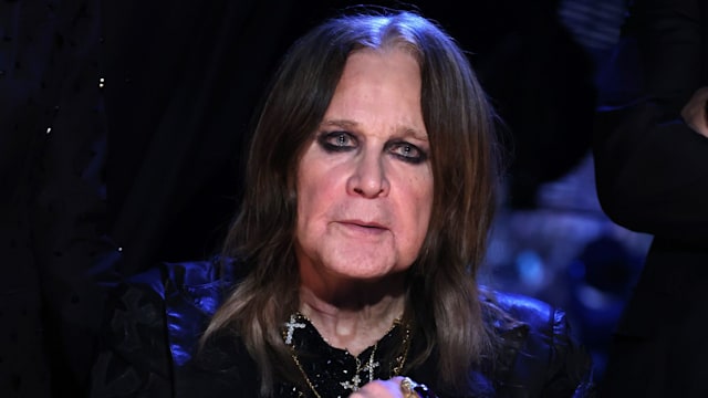 Ozzy Osbourne onstage during the 2024 Rock & Roll Hall Of Fame Induction Ceremony 