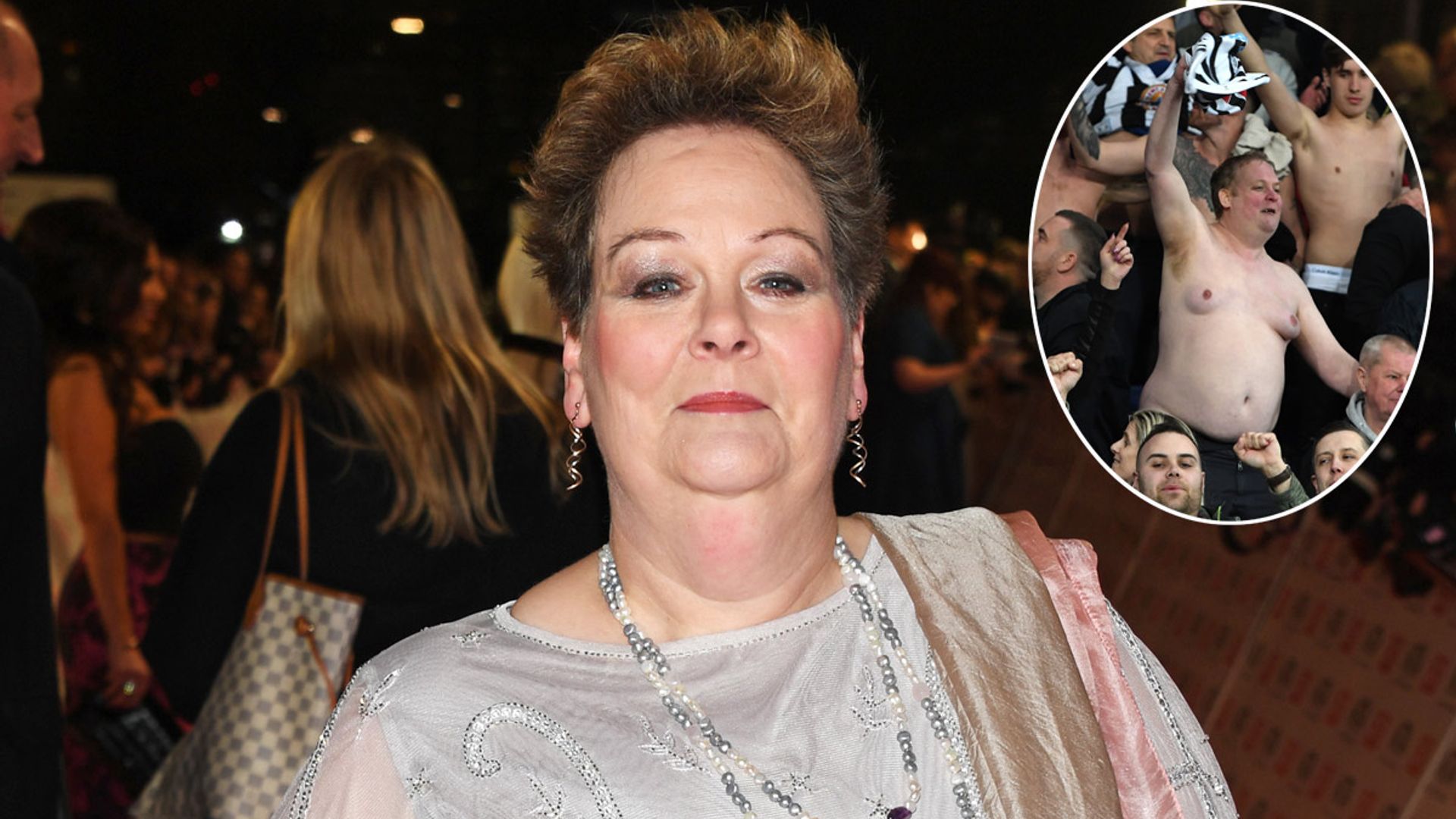 anne hegerty compared to football fan