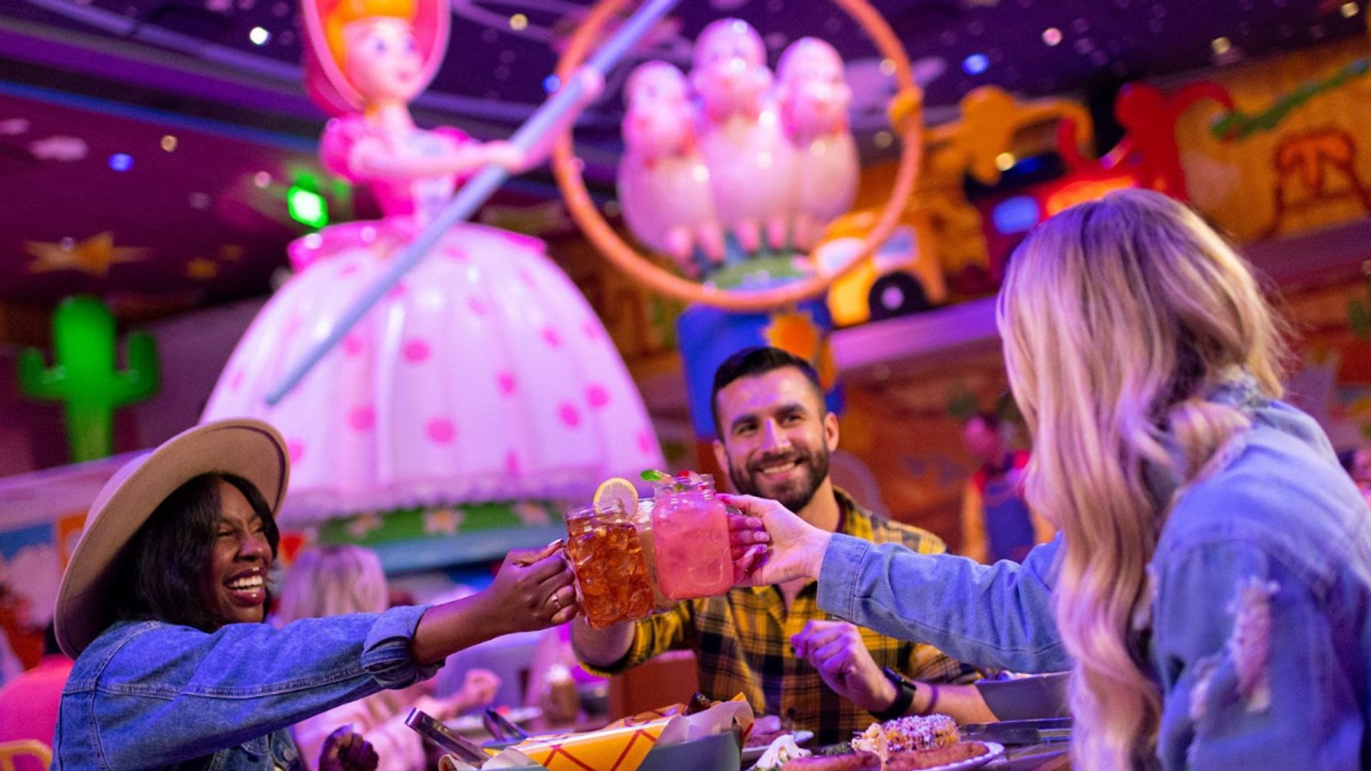 The resorts aren’t just for resting your head after a long day at the parks. Apart from recreational activities at different hotels, including boat rentals and horseback riding, young adults (over 21, of course) can grab a drink at bars or lounges located at Disney World resorts. 
