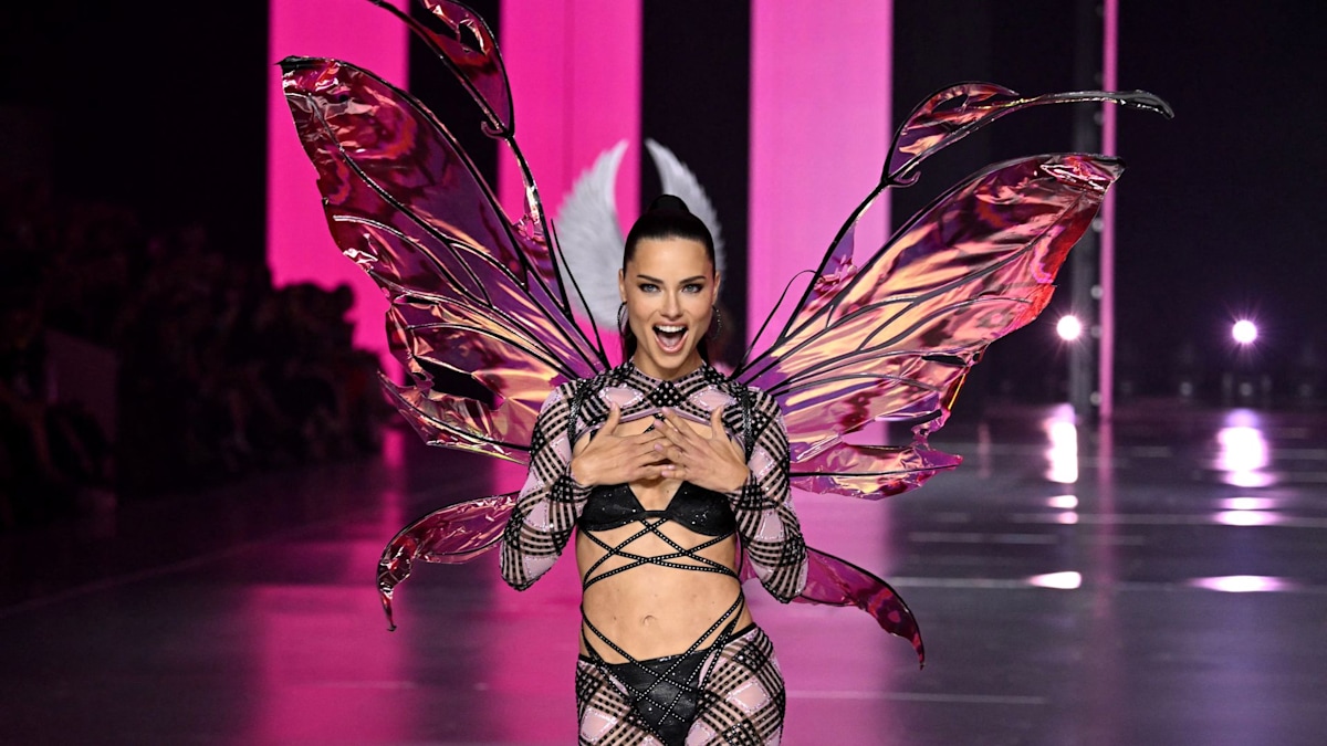 Adriana Lima looks incredible as she makes triumphant return to Victoria’s Secret runway after six years