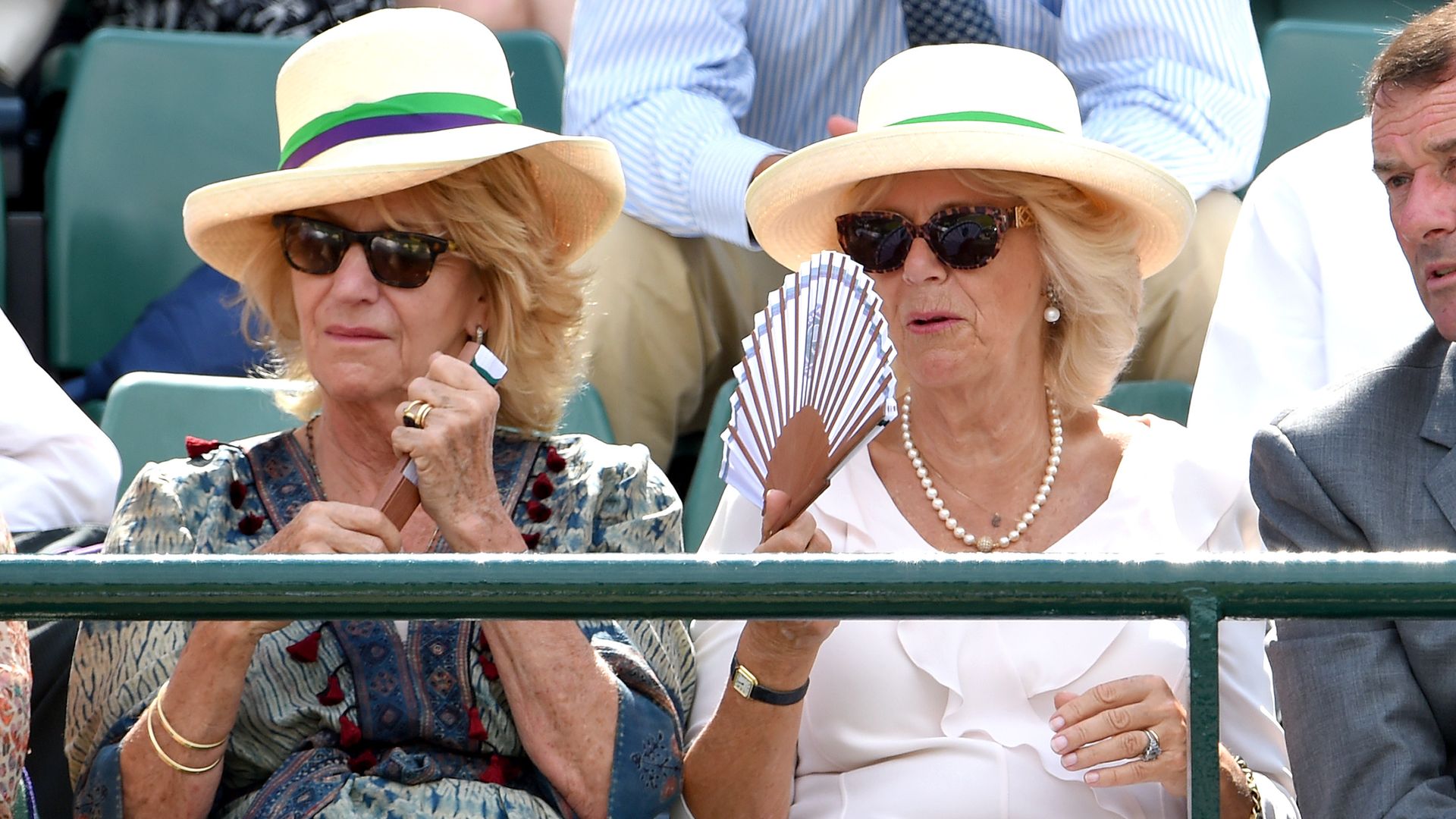 Annabel and Camilla attend Wimbledon together in 2015
