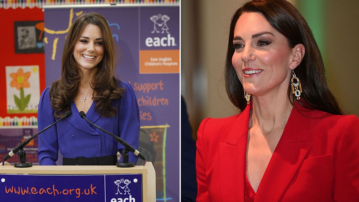 Kate Middleton's first royal speech see how she's gone from shy