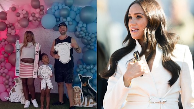 meghan markle serena williams baby shower