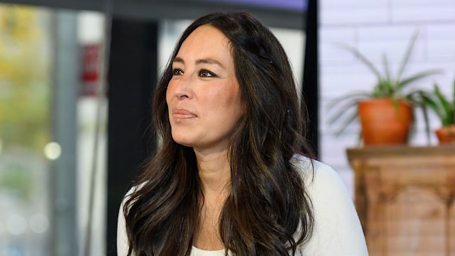 Joanna Gaines sitting down