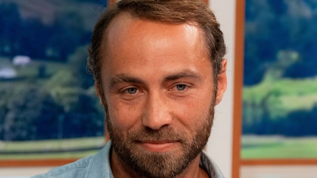 James Middleton in a blue shirt