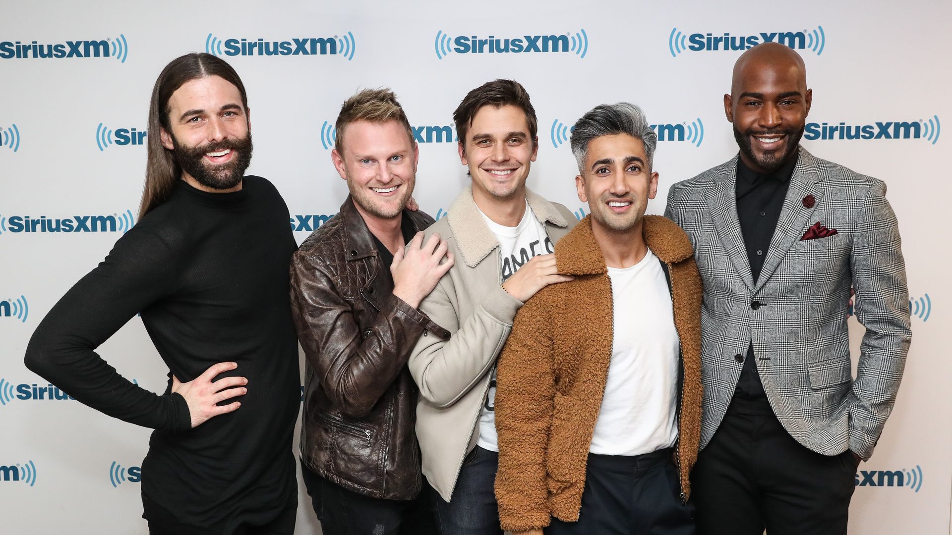 The cast of "Queer Eye for the Straight Guy" Jonathan Van Ness, Bobby Berk, Anthoni Porowski, Tan France and Karamo Brown 
