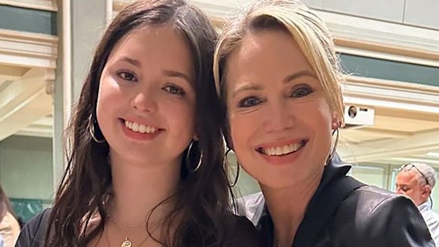 Amy Robach and daughter Annalise 