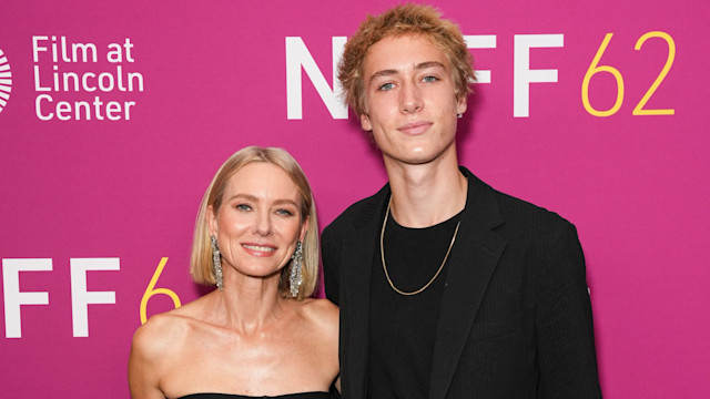 naomi watts and son sasha at the friend screening new york film festival