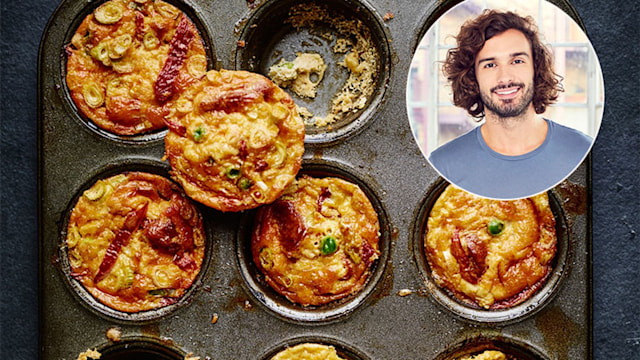 Joe Wicks Goat Cheese and Choizo Morning Muffins