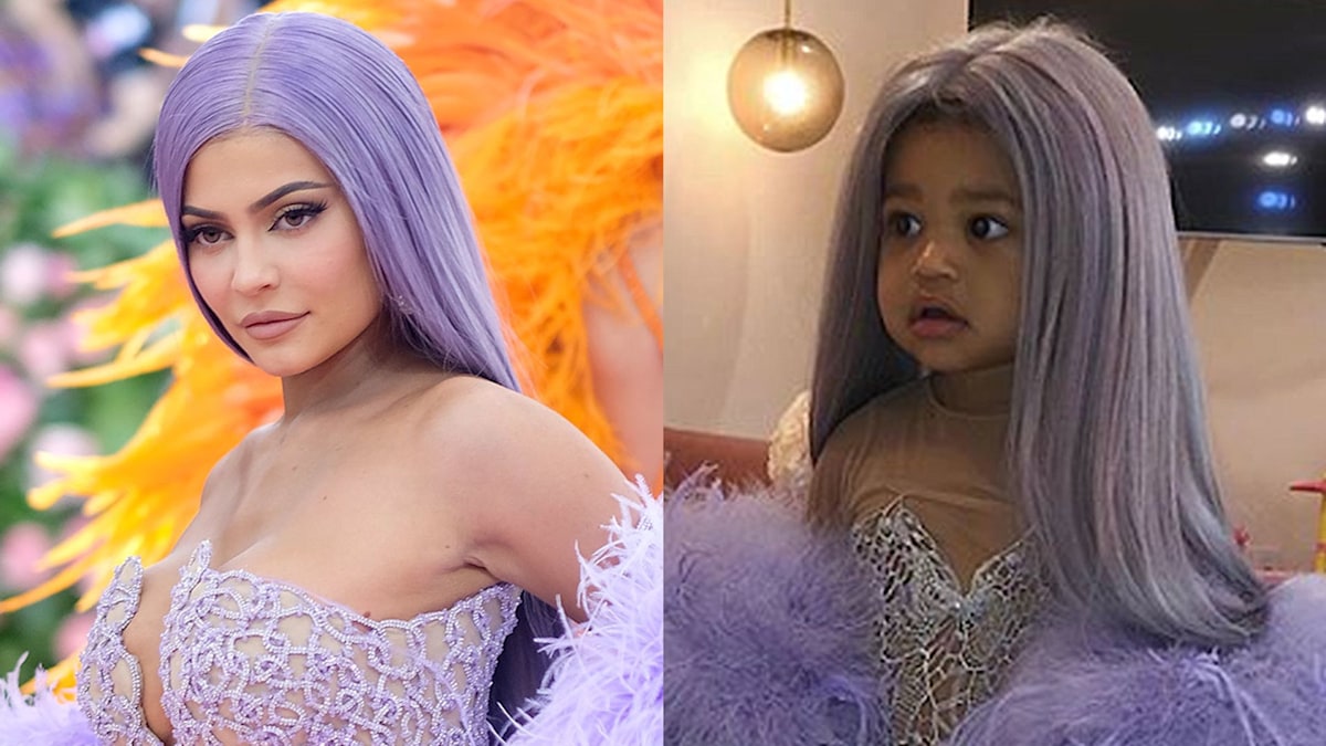 Kylie Jenner dressed up daughter Stormi in her Met Gala outfit for ...