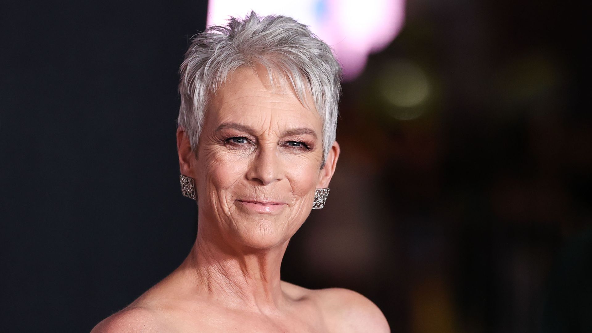 Jamie Lee Curtis (Baroness Haden-Guest) arrives at the World Premiere Of Universal Pictures And Blumhouse Productions' 'Halloween Ends' held at the TCL Chinese Theatre IMAX in Hollywood, Los Angeles, California, United States.