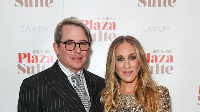 Matthew Broderick and Sarah Jessica Parker attend the gala performance after party for "Plaza Suite" at The Savoy Hotel on January 28, 2024 in London, England. 