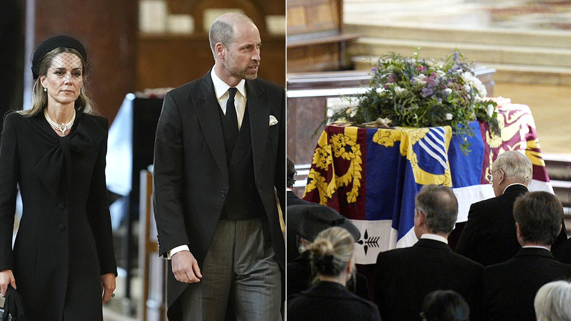 Prince William and Kate at Duchess of Kent funeral