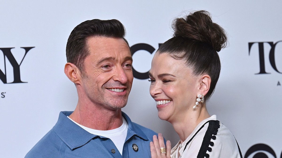 Hugh Jackman's lover Sutton Foster makes bold first appearance after ex Deborra spoke of 'betrayal'
