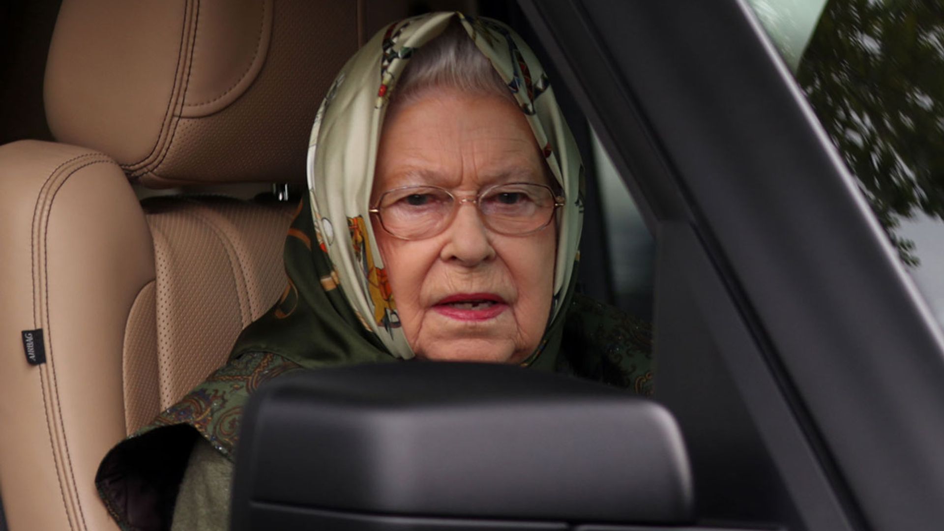 the queen driving
