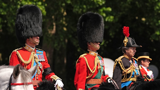 Why King Charles, Prince William and Princess Anne wore black armbands at Trooping