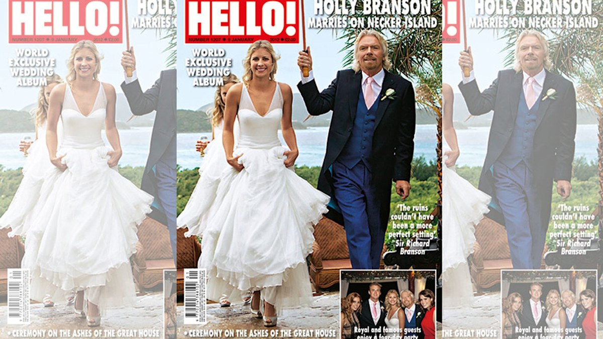 Hello exclusive: Inside Holly Branson's spectacular island wedding