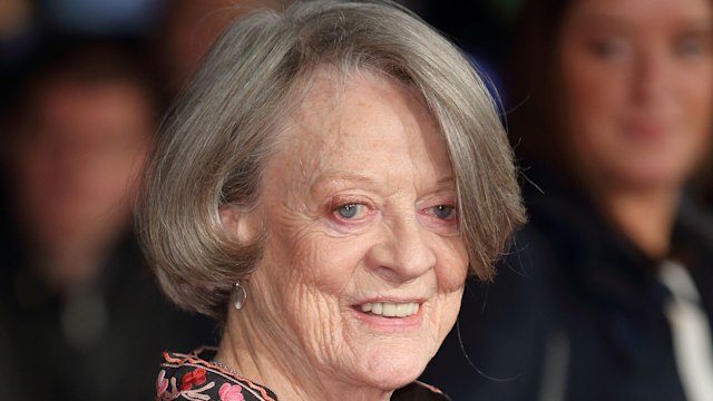 Dame Maggie Smith attends a screening of "The Lady In The Van" during the BFI London Film Festival at Odeon Leicester Square on October 13, 2015 