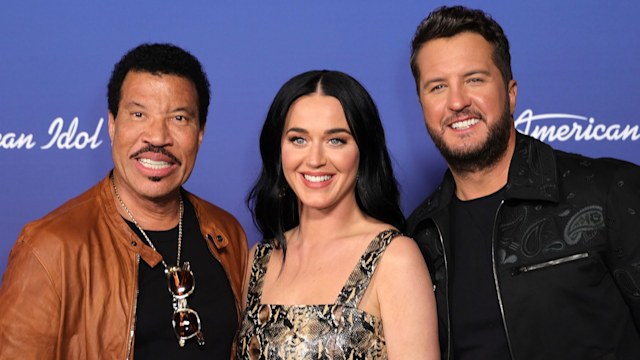 Lionel Richie with Katy Perry and Luke Bryan 