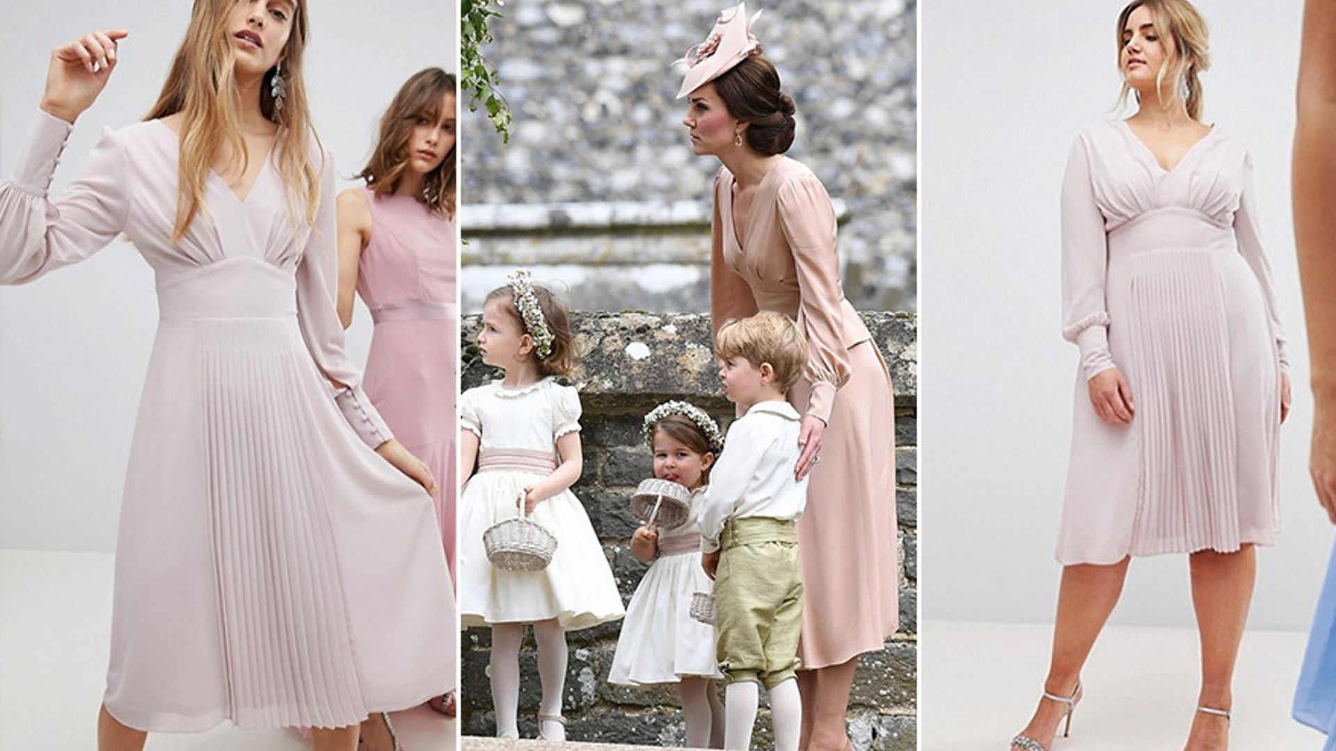 Shop Kate Middleton's pink dress from Pippa Middleton's wedding for less |  HELLO!
