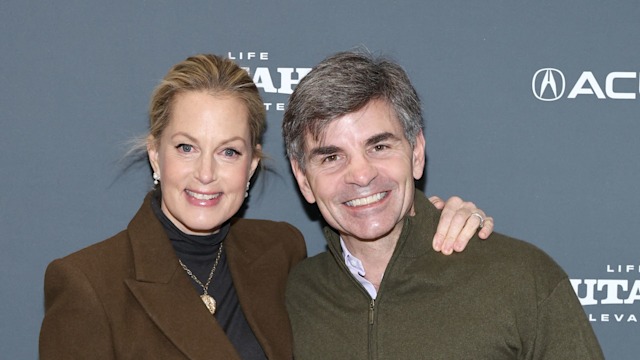 Alexandra Wentworth and George Stephanopoulos attend the 2023 Sundance Film Festival "Pretty Baby: Brooke Shields" Premiere at Eccles Center Theatre on January 20, 2023 in Park City, Utah.