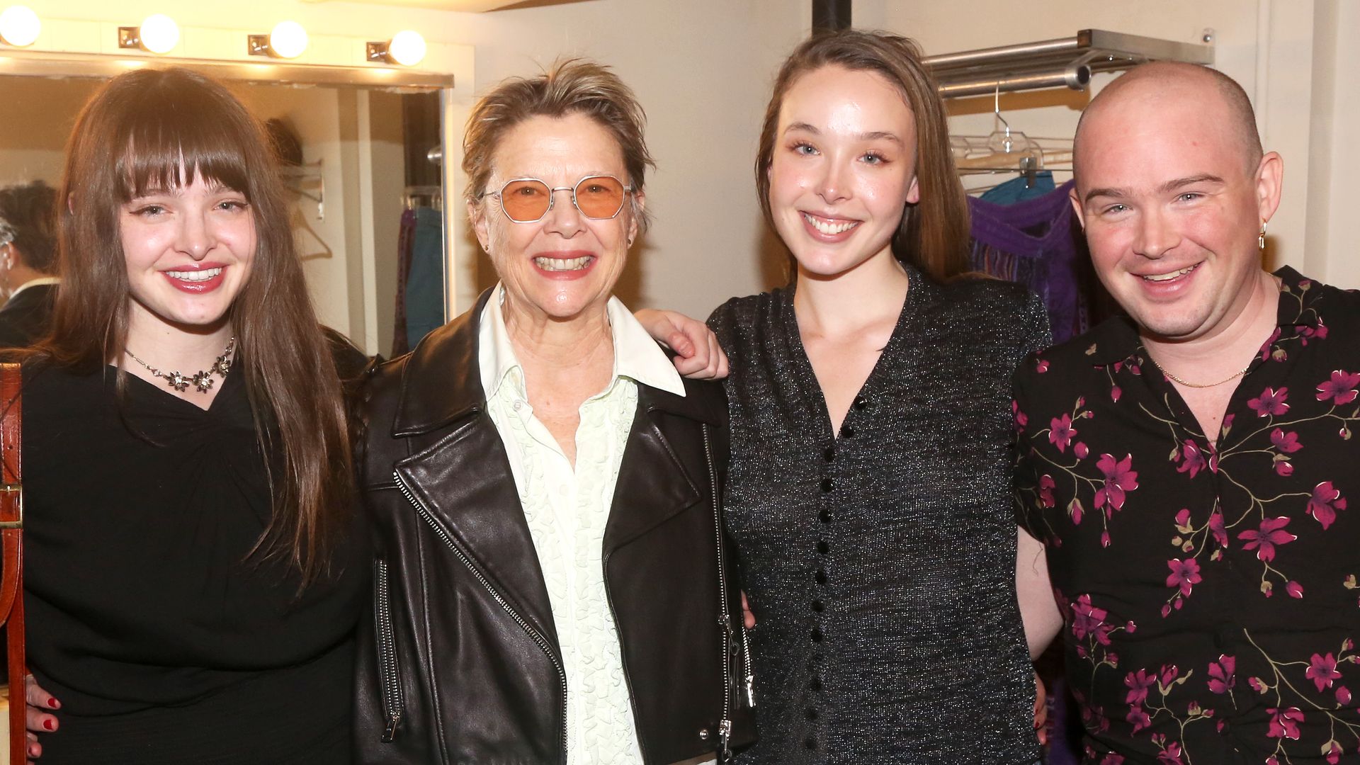 Annette Bening with Isabel Beatty, Ella Beatty and Stephen Ira Beatty