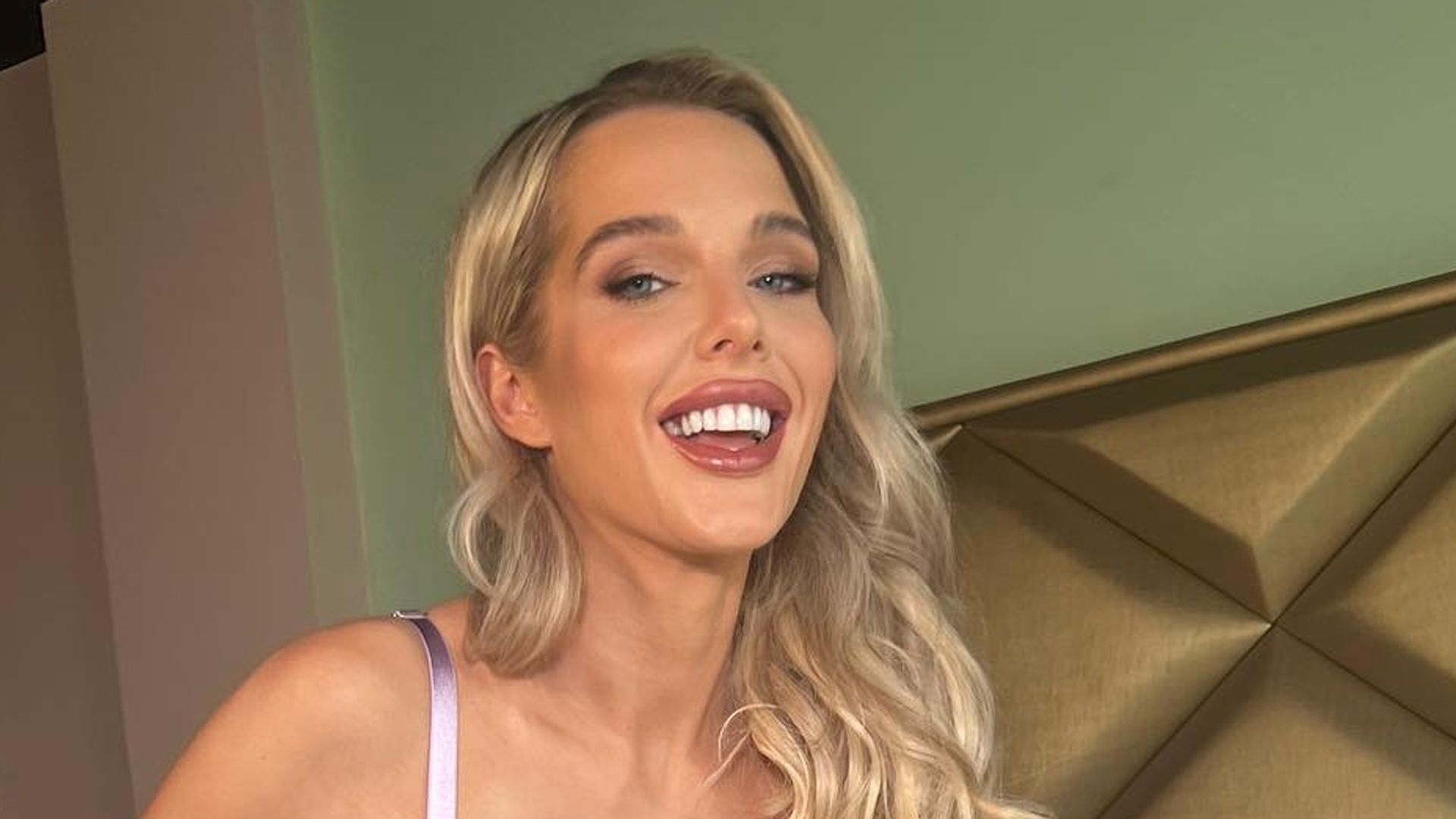 Helen Flanagan has never looked better and the star rocked a pretty lilac lingerie set in a new Instagram photo