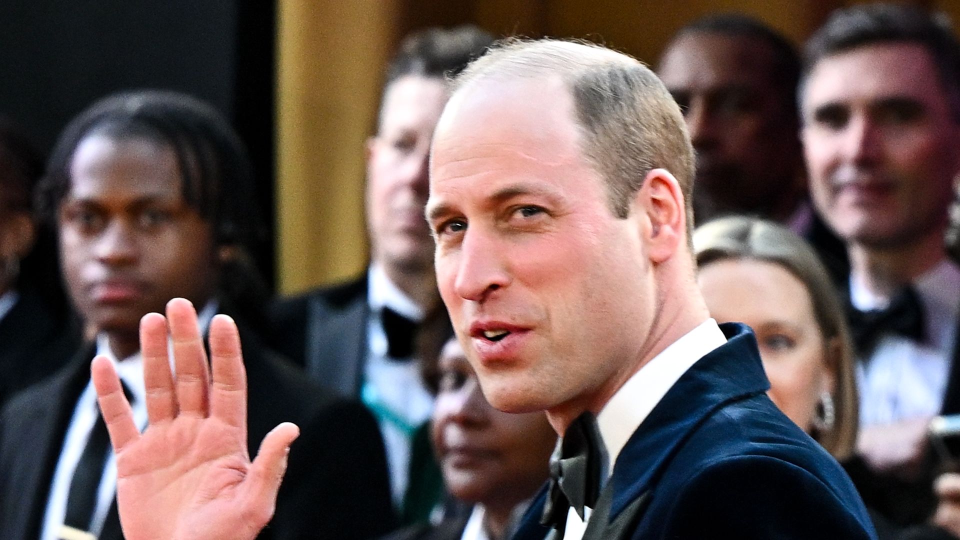 Prince William attends the 2024 EE BAFTA Film Awards at The Royal Festival Hall