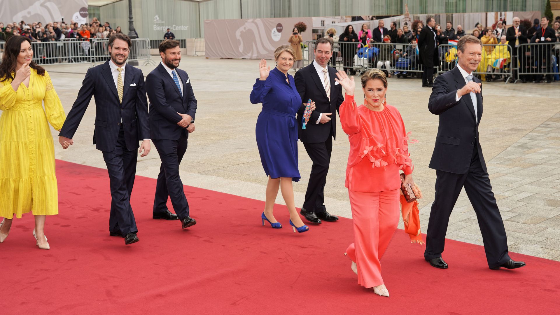 Luxembourg royals at Princess Alexandra's wedding