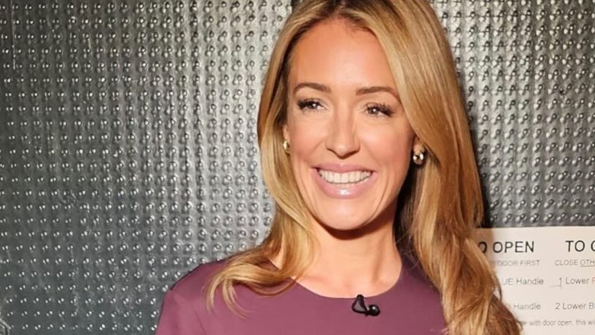 Cat Deeley wears the burgundy dress of my dreams - and it's from the high street