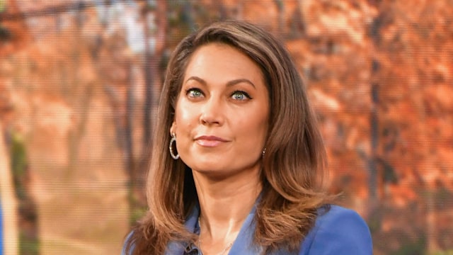 Ginger Zee hosts ABC's "Good Morning America" in Times Square on November 22, 2021 in New York City. (Photo by James Devaney/GC Images)